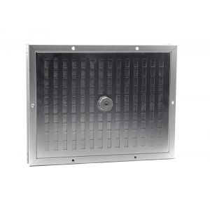 Nedco ventilatie aluminium deurrooster 445x345 mm F1 64001217