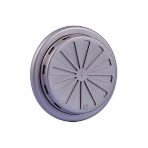 Nedco ventilatierooster verstelbaar diameter 100-150 mm PP kunststof aluminium 64800127V