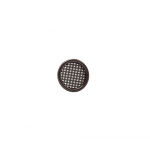 Nedco ventilatierooster diameter 32 mm met kraag PS kunststof zwart 64801301V