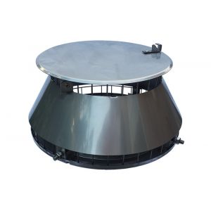 Nedco ventilatie schoorsteenkap Aero diameter 80-250 mm RVS 65404211