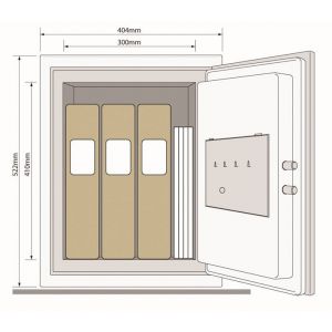 Yale kluis brandwerend YFM/520/FG2/B 10031265