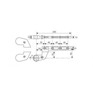 Assa Abloy onderarm MA039200 A000308402