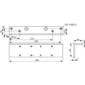 Assa Abloy hoekmontageplaat DCA123-----EV1- 10027533