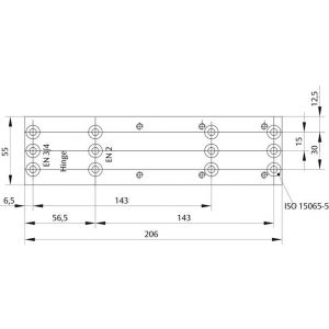 Assa Abloy montageplaat DCA161-----EV1- 10037191