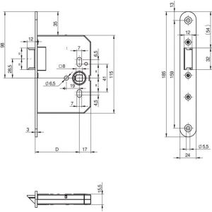 Assa Abloy loopslot N10020008X3001B 10049501