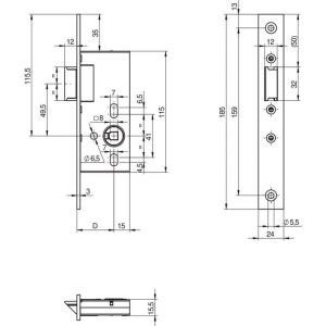 Assa Abloy loopslot N15020008X0001C 10049537