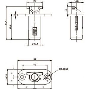 Assa Abloy bovenvergrendeling espagnolet N51000000000001 10049695