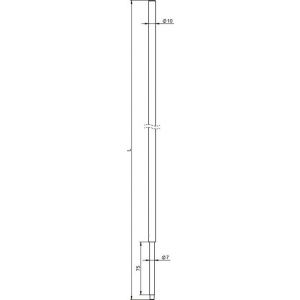 Assa Abloy vergrendelstang onder N51300010000000 10049711