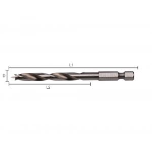 Labor FA900500 machinale houtboor Quicklock 5.0x85 mm etui FA900500-1TS