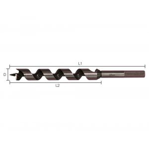 Labor FS300460 slangenboor No-Axis zeskant 30.0x385/460 mm koker FS300460-1KOO
