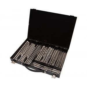 Labor KA070082 SDS Plus Premium hamerborenkoffer 4-snijder 60 delig staal 6x110 mm en 6-8-10-12x160 mm GQ900060