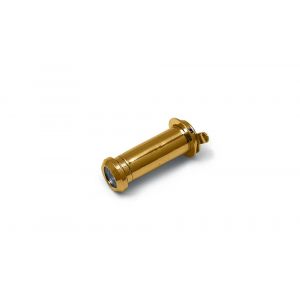Dulimex DX DRS 161B deurspion 160 graden diameter 12 mm deurdikte 31-56 mm met afsluitklepje massief messing gepolijst 0120.100.0161