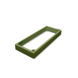 Dulimex DX RBM TP1000 WE tussenplaat voor raambeslag RBM zamac epoxy coating wit 0130.591.2002