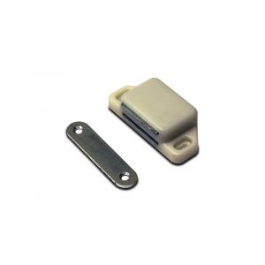 Dulimex DX MC 8052B magneetsnapper metalen tegenplaat 8 kg wit 0414.500.8052
