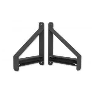 Dulimex DX ES DU BE ES DU WE dragerset links en rechts staal 160x200 mm zwart 0513.220.1004