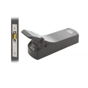 Dulimex DX PO 306 EB SE anti-paniekpushpad 306 SE enkele deur 1-puntssluiting met insteek anti-paniekslot doornmaat 56,9 mm PC-maat 47,5 mm zilvergrijs 4003.603.0642