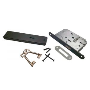Dulimex DX KS SET BE kastslot set met BB schild klavier SL 56 zwart