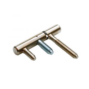 Dulimex DX HPL12705024-0 inboorpaumelle diameter 12 mm zwarte nylon ring voor metalen deuren en kozijnen staal vernikkeld 6001.270.5024