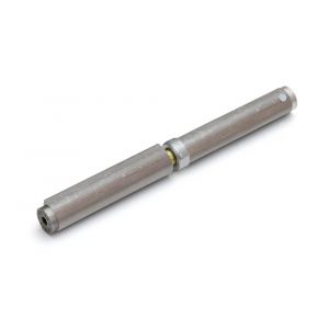 Justor HPL SS VCR 1 aanlaspaumelle vlakke top vaste stift met veer en kogellager ring 180x18 mm deuren tot 60 kg RVS 6010.026.1800