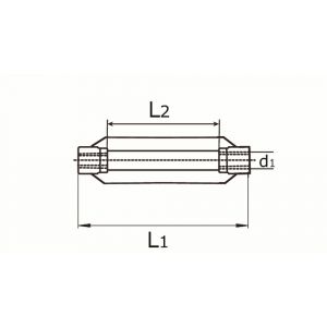 Dulimex DX 1480-10M spanschroefmoer DIN 1480 10 mm verzinkt 8000.148.010M