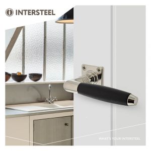 Intersteel Living 0237 deurkruk Ton Basic nikkel mat met vierkant rozet 0019.023702