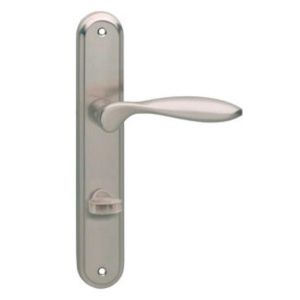 Intersteel Living 1695 deurkruk George op langschild WC 63/8 mm nikkel mat 0019.169565