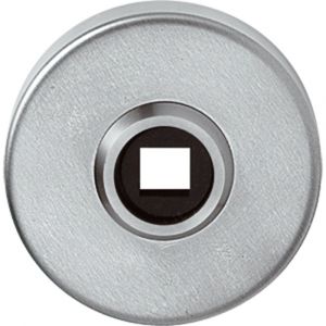 Intersteel 3412 rozet kunststof verdekt met nokken diameter 53x10 mm met 2-weg veerconstructie RVS 0035.341204