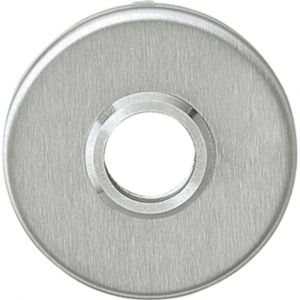 Intersteel 3414 rozet staal verdekt diameter 53x5 mm met één zijde nok diameter 5 mm RVS 0035.341404