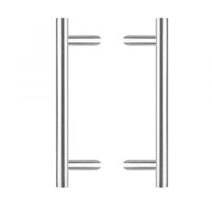 Intersteel Essentials 4329 deurgrepen per paar T-schuin 500x90x30 mm hart op hart 300 mm RVS 0035.432922