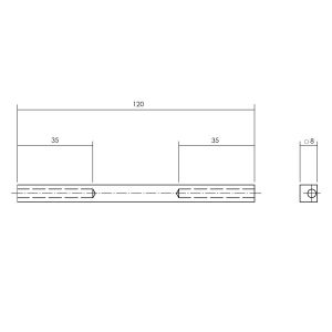P+E 8214 krukstift 120x8 mm gegalvaniseerd BV-8214-120-340
