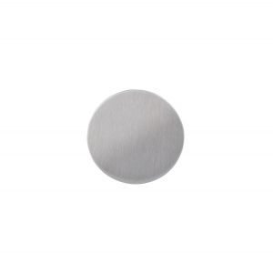 P+E 6810 rozet blind rond diameter 55x2 mm met M4 draadbussen RVS geborsteld FP-6810-M00-130