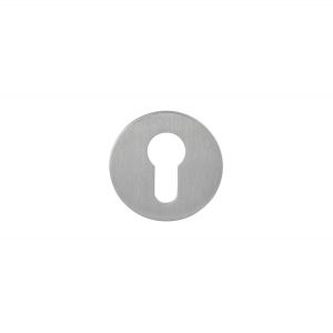 P+E 6812 rozet profielcilindergat rond diameter 55x2 mm met M4 draadbussen RVS geborsteld FP-6812-M00-130
