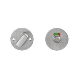 P+E 6822 rozet toilet- en badkamersluiting rond diameter 55x2 mm met 8 mm stift RVS geborsteld FP-6822-000-130