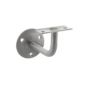 P+E 5872 leuninghouder rond diameter 58 mm opschroevend hol zadel RVS geborsteld LD-5872-010-130