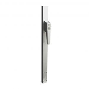 P+E 1424 veiligheidsespagnolet voor deuren afsluitbaar SKG2 270 cm linksdraaiend aluminium F1 SI-1424-27A-71L
