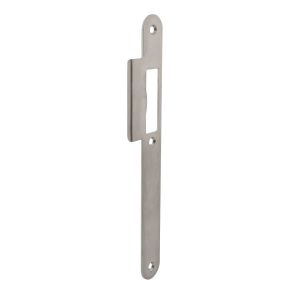 P+E 4082 sluitplaat voor projectsloten met dagschoot DIN rechts 235x25 mm RVS geborsteld SL-4082-000-13R