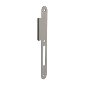 P+E 4083 sluitplaat voor projectsloten met nachtschoot DIN rechts 235x25 mm RVS geborsteld SL-4083-000-13R
