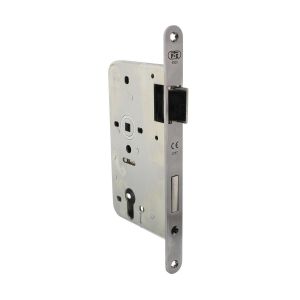 P+E 4520 dag- en nachtslot profielcilindergat 72 mm DIN rechts met RVS geborstelde voorplaat 235x20 mm SL-4520-000-13R