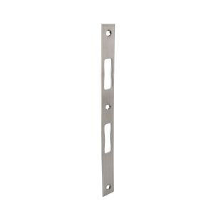 P+E 6021 sluitplaat voor projectsloten met dag- en nachtschoot 270x24 mm RVS geborsteld SL-6021-270-130