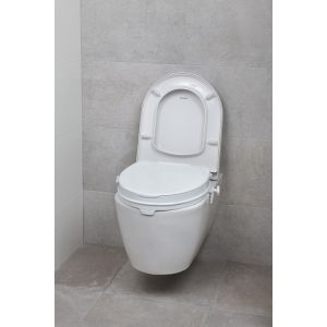 SecuCare toiletverhoger met klep 10 cm hoog maximaal klep verwijderbaar 225 kg 8045.000.21