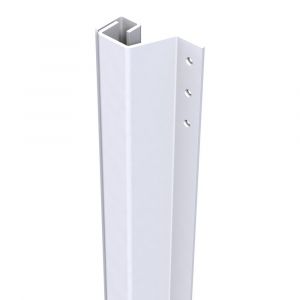 SecuStrip Plus achterdeur buitendraaiend terugligging 0-6 mm L 2300 mm RAL 9010 wit 1010.170.02