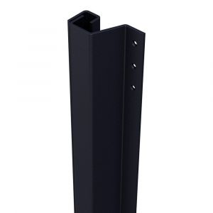 SecuStrip Plus achterdeur buitendraaiend terugligging 0-6 mm L 2300 mm RAL 7021 zwart grijs fijn structuur 1010.170.04