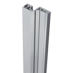 SecuStrip Style achterdeur buitendraaiend terugligging 6-8 mm L 2500 mm blank geanodiseerd 1010.182.12