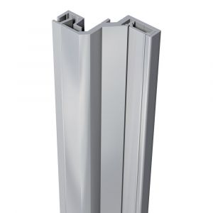 SecuStrip Style achterdeur buitendraaiend terugligging 18-20 mm L 2500 mm blank geanodiseerd 1010.182.13