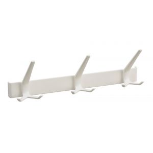 Hermeta 0863 garderobe kapstok 3x haak nummer 860 Pure White 0863-7979