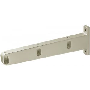 Hermeta 1110 garderobebuis steun eind links Gardelux 1 type 7A nieuw zilver EAN sticker 1110-02E