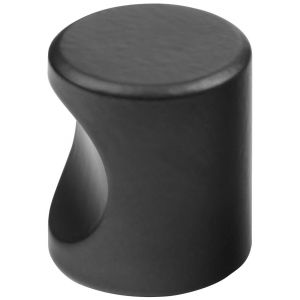 Hermeta 3731 cilinder meubelknop 20x23 mm M4 zwart EAN sticker 3731-70E