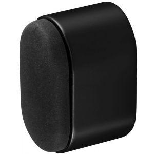 Hermeta 4700 deurbuffer ovaal 25 mm mat zwart EAN sticker 4700-18E