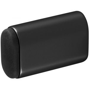 Hermeta 4704 deurbuffer ovaal 60 mm mat zwart EAN sticker 4704-18E