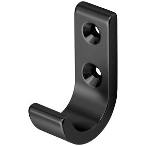 Hermeta 0554 jas- en handdoekhaak mat zwart 0554-18